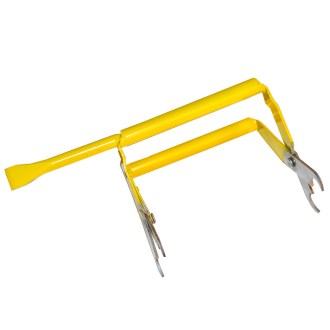 Wabenzieher-Zange mit Stockmeißel Gelb